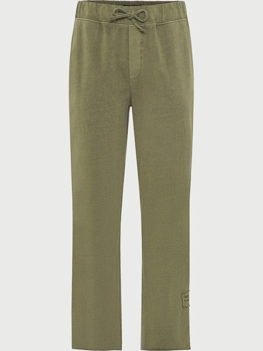 Sweatpants With Elastic Khaki