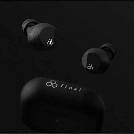 Final Audio ZE3000 SV ANC In-ear Bluetooth Handsfree Ακουστικά με Αντοχή στον Ιδρώτα και Θήκη Φόρτισης Μαύρα