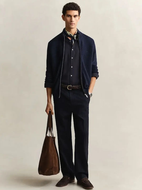 Men's Knitted Jacket Dark Blue