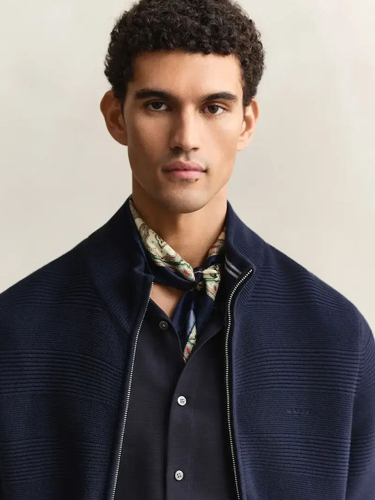 Men's Knitted Jacket Dark Blue