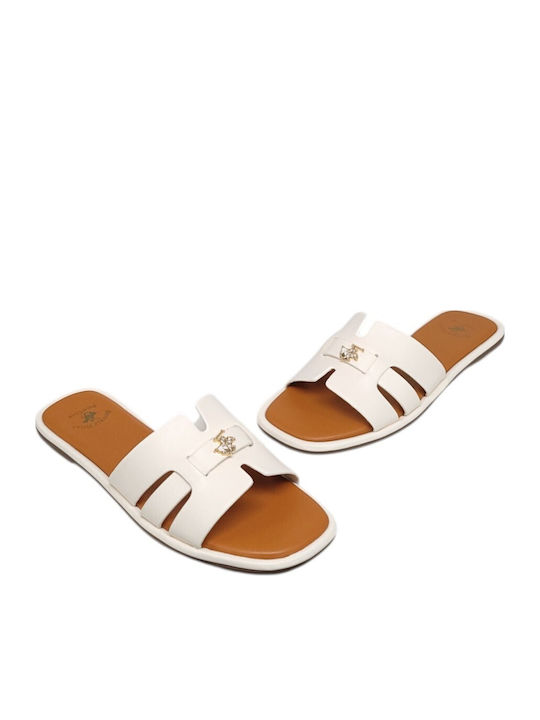 Women's Flat Sandals White