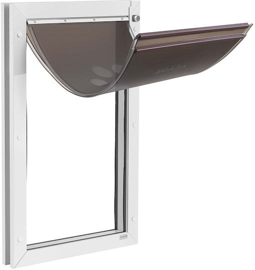 Vevor Dog And Cat Door Made Of Metal In White Colour