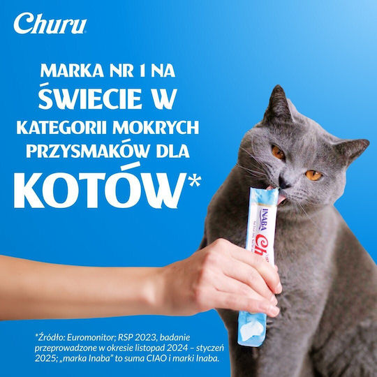 Υγρή Τροφή Γάτας Inaba Churu Chicken Mix 80x14g
