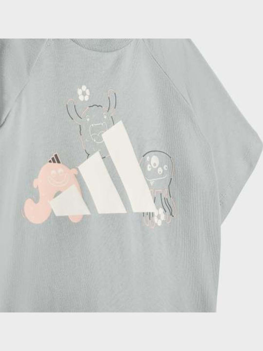 Kids Set with Shorts Summer 2 Pieces Green
