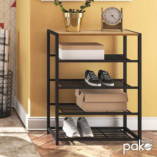 Μεταλλική Παπουτσοθήκη Ramon 63x30x83cm