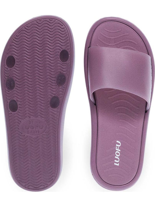 Slides σε Μωβ Χρώμα