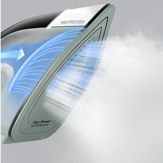 Tefal Iron Fier de Călcat cu Abur 1700W cu Placă Ceramică și Furnizare Continuă de Abur 25gr/min