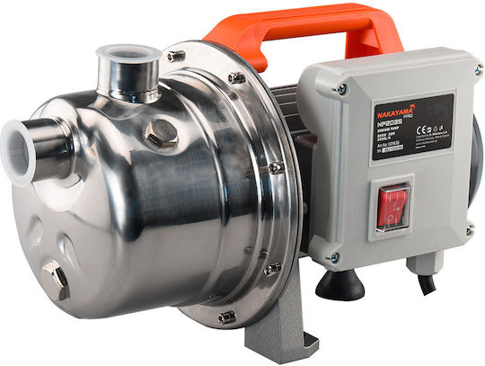 Nakayama NP2035 Electric Surface Water Pump with Automatic Suction 1.1hp Single-Phase