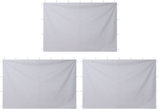 Vevor Κάλυμμα για Κιόσκι Λευκό με Επίστρωση PU 3x3m