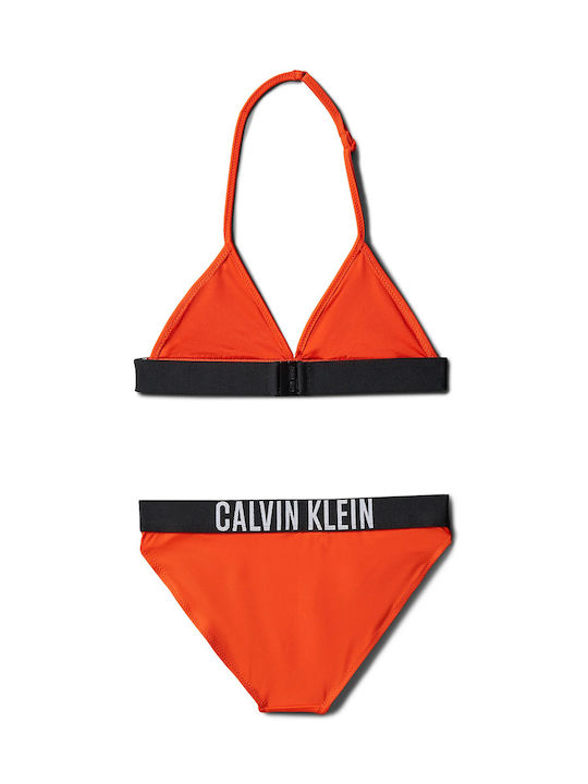 Calvin Klein Intense Power Kids Bikini Swimwear Orange