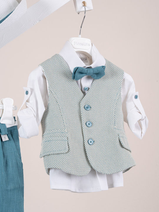 Piccolino Carter Costum De Botez Turcoaz