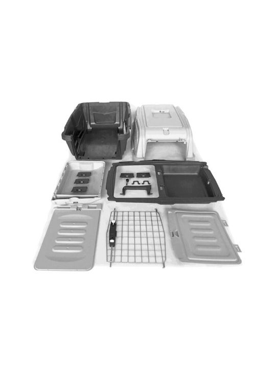 Uniq Cat Carrier Cage 60cm Gray