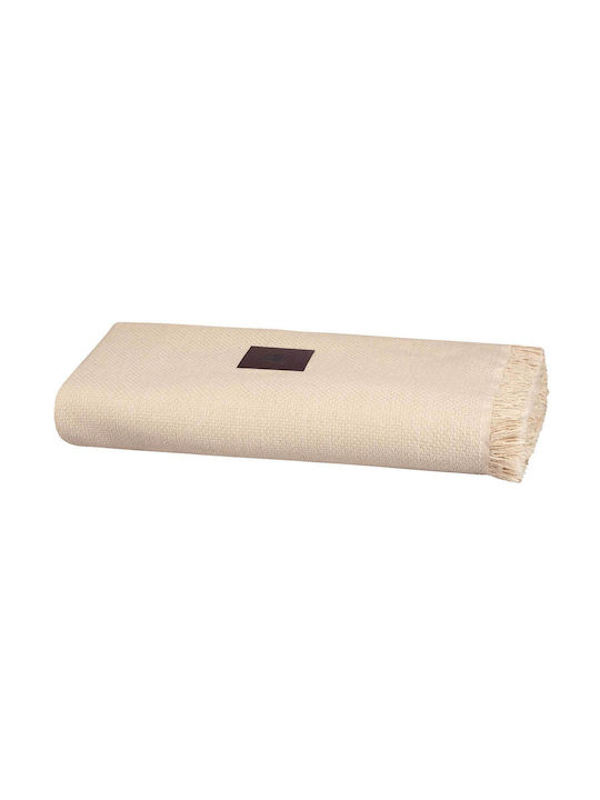 Greenwich Polo Club Decke Für Dreisitzer-Sofa 180x300cm Beige