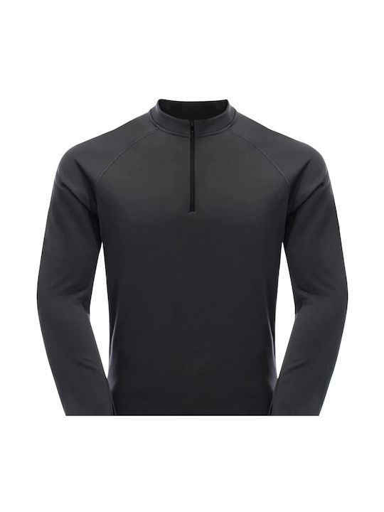 Jack Wolfskin Men's Long Sleeve Cycling Jersey Black