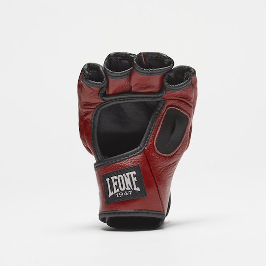 Leone Contest MMA Leather Gloves Red