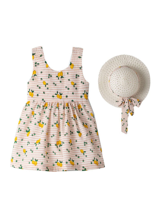 Children's Dress Sleeveless Striped Multicolor