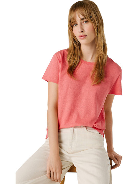 Megan Damen Bluse Koralle Pfirsich