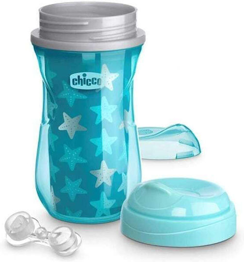 Chicco Baby Cup Active made of Plastic Light Blue 266ml for 14m+m+