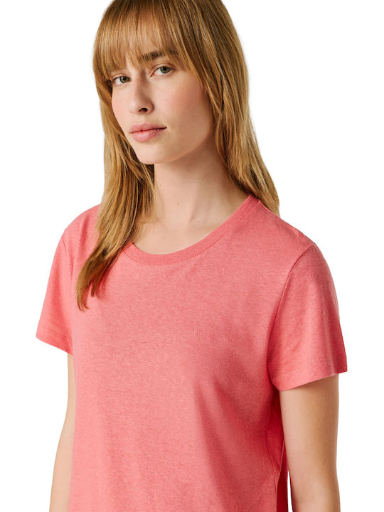 Megan Damen Bluse Koralle Pfirsich