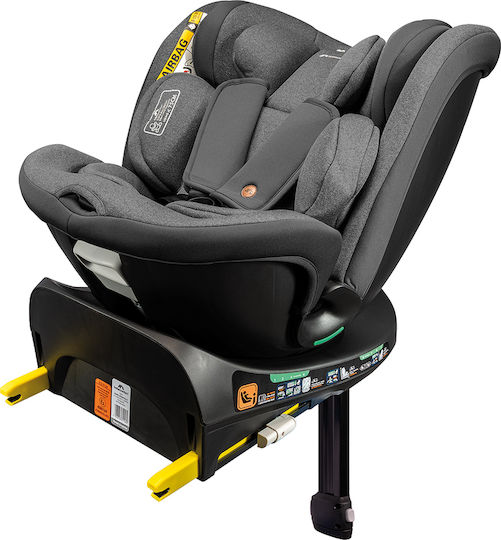 Bebe Confort Grow Fix Baby Car Seat i-Size with Isofix Tinted Graphite