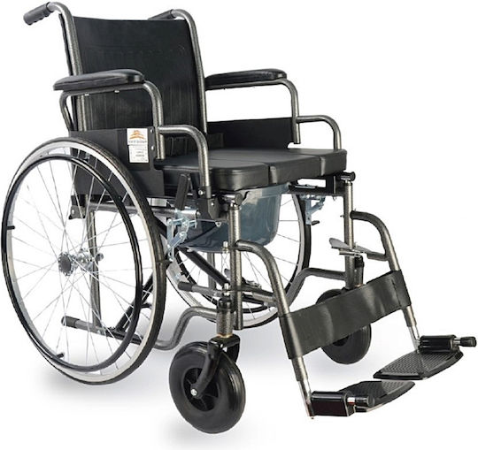Medical Brace Инвалидна количка 22" Баня Сгъваемо Прост тип 42см MB.W2007 Черен
