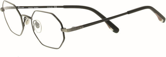 Faconnable Metal Eyeglass Frame Gray FR013 GU45