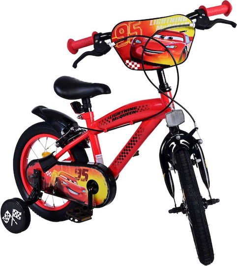 Disney 14" Bicicletă pentru copii BMX Roșu