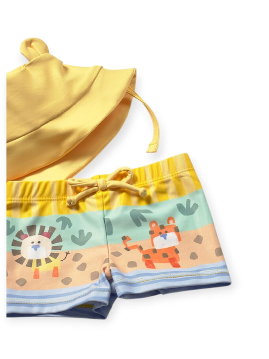 Mayoral Kinder Badeanzug Bademoden-Set Mustard
