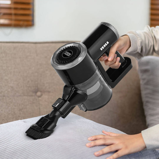 Tesla Purestar E20 Aspirator Vertical Reîncărcabil 2 în 1 Stick & De Mână 22.2V Negru