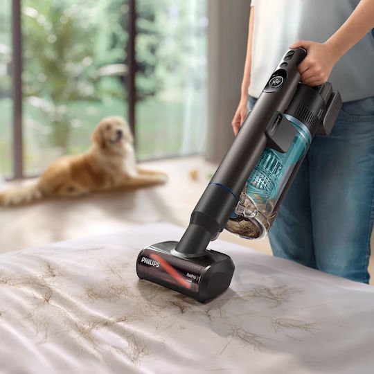 Philips Aqua 8000 Complete Презареждаща Вертикална Прахосмукачка 2 в 1 Stick & Ръчна 25.2V Тюркоазена