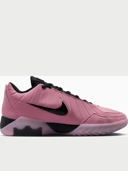 LeBron Witness 9 High Basketball Shoes Elemental Pink Pink Pink Foam Black