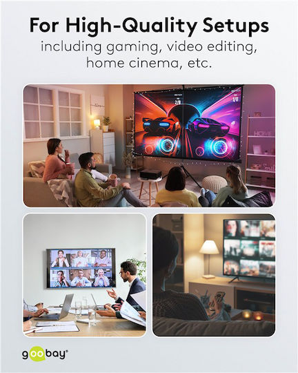 Goobay USB 2.0 Kabel USB-C männlich - USB-C 100W PD Schwarz 3m 74198 Großhandel