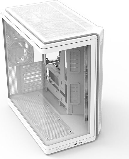 Zalman P60 Gaming Midi Tower Κουτί Υπολογιστή με Πλαϊνό Παράθυρο και ARGB Φωτισμό Μαύρο