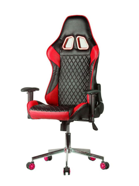 Gaming-xl Artificial Leather Gaming Chair with Adjustable Arms Black/Red