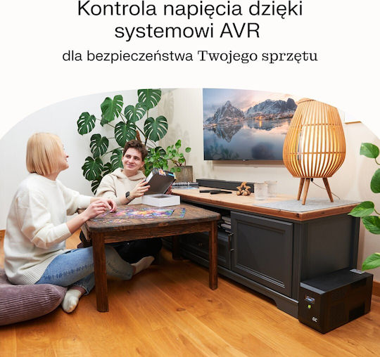 Green Cell UPSLP700 UPS Устройства (VI) Интерактивна Линия 1000VA 700W