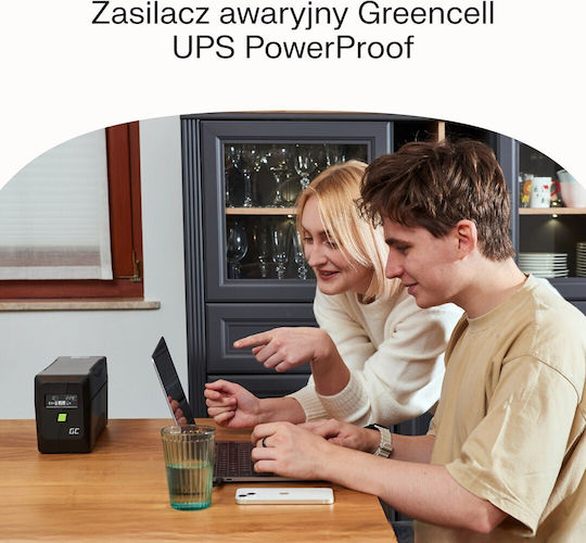 Green Cell UPSLP700 UPS Устройства (VI) Интерактивна Линия 1000VA 700W