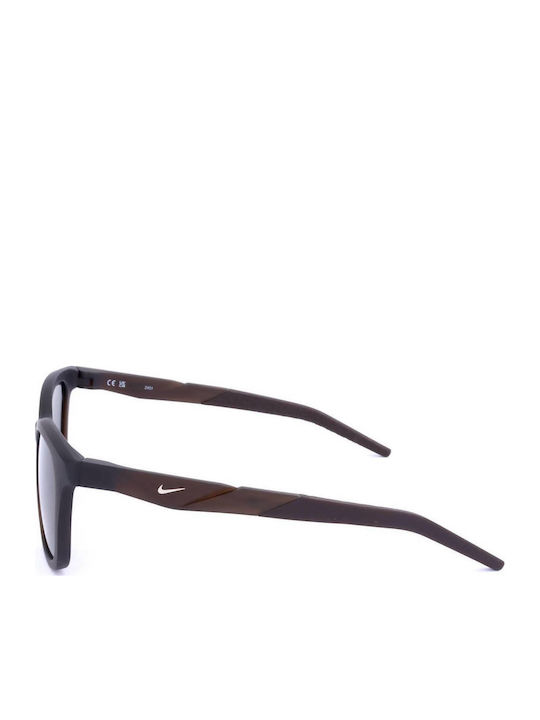 Nike Radeon 2 Unisex Sunglasses with Burgundy Frame and Gray Lens