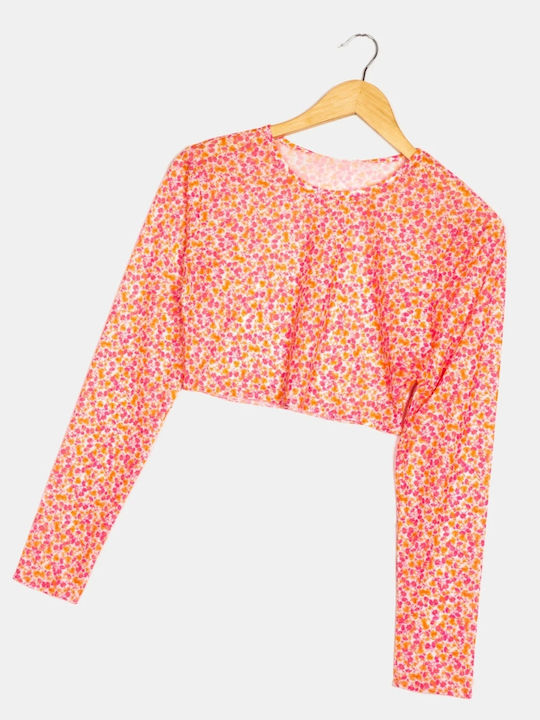 Γυναικείο Crop Top Μακρυμάνικο Sorbet