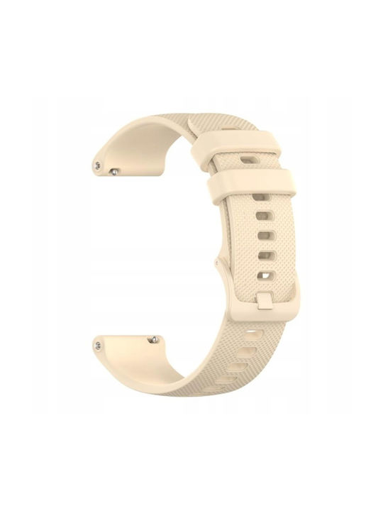 Tragbares Band Beiges (Galaxy Watch4/5/6/7/FE/4 Classic/6 Classic/5 Pro Forerunner 55/245/645 / Vivoactive 3/5/HR / Venu Sq 2 Huawei Watch GT2 / GT3 (42mm) / GT3 Pro (43mm) Amazfit GTS 2 / GTS 2 Mini / GTS 2e) Tragbares Band Beiges (Galaxy Watch4/5/6/7/FE/4 Classic/6 Classic/5 Pro Forerunner 55/245/645 / Vivoactive 3/5/HR / Venu Sq 2 Huawei Watch GT2 / GT3 (42mm) / GT3 Pro (43mm) Amazfit GTS 2 / GTS 2 Mini / GTS 2e)