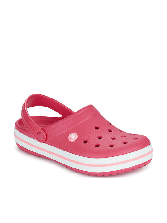 Crocs Crocband Γυναικεία Σαμπό Φούξια