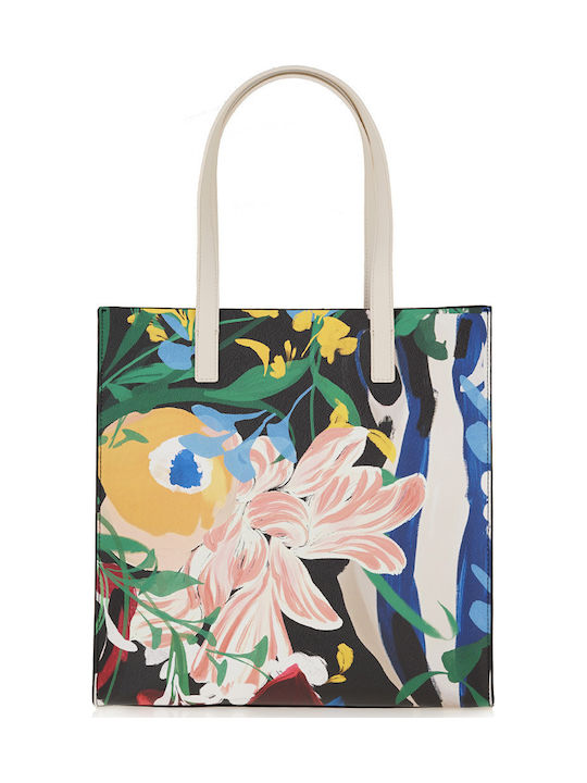 Floral Geantă Dama Tote Albă