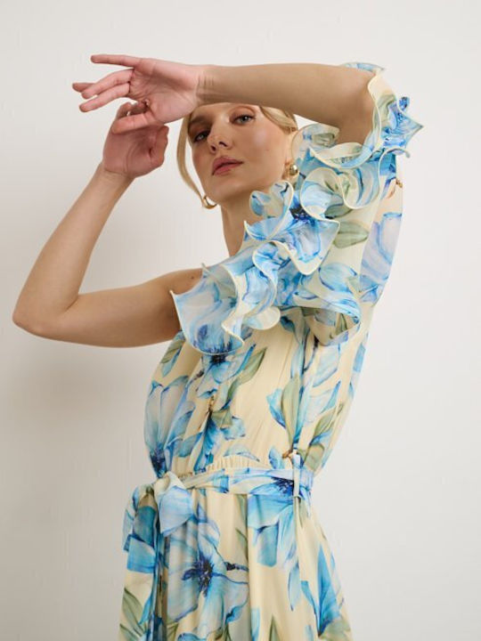 Summer Maxi Dress for Wedding / Christening Light Blue