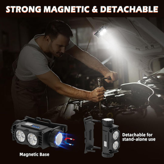 Lanternă LED Reîncărcabilă IPX5 cu Luminozitate Maximă 2000lm Set 2