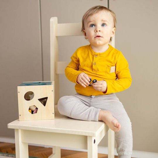 Petite & Mars Cub De Activitate Din Lemn Pentru 12+ Luni