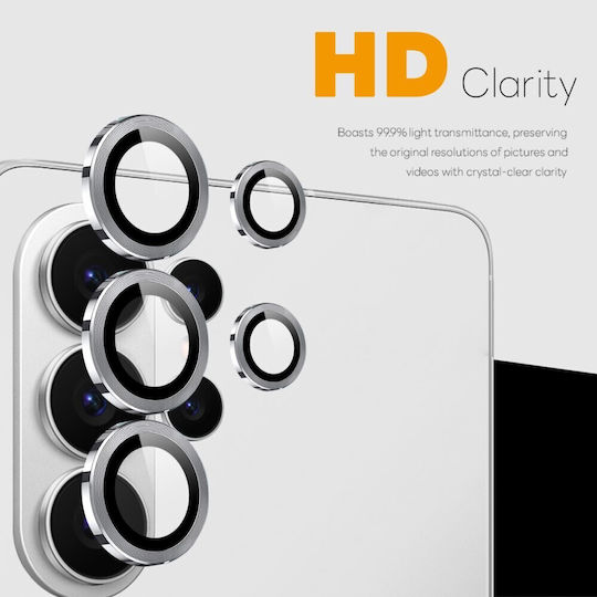Northjo Camera Protection Tempered Glass Silver for Samsung Galaxy S26 Ultra 5g