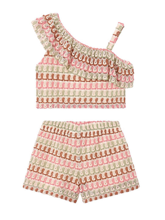 Kids' Set with Shorts Summer 2pcs Pink