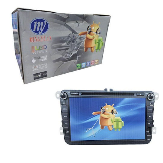 Car Audio System for Volkswagen Passat CC / Passat / Golf / Tiguan / Touran / Eos / Jetta / Caddy / Sharan / Amarok (Bluetooth/USB/WiFi/GPS/Apple CarPlay/Android Auto/CD) with 7" Touch Screen
