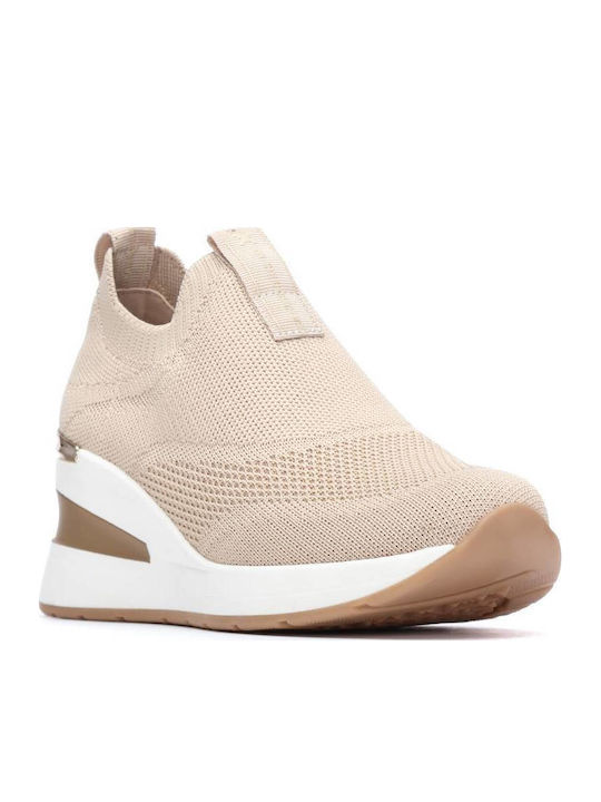 Vegan Damen Sneakers Beige