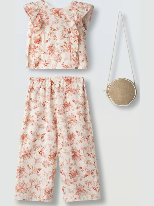 Kids' Set with Pants Summer 2pcs Orange