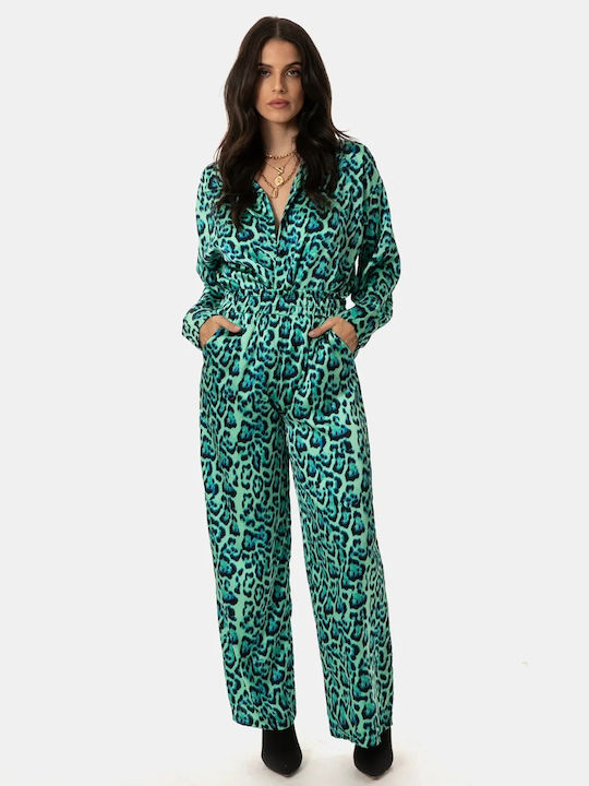Women's High Rise Pantaloons Green Atlantis